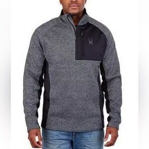 Spyder Half Zip Knit Pullover medium